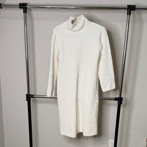 Societe Anonyme Ivory Long Sleeve Sweater Dress